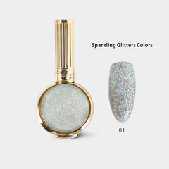 Sparkling Glitter – 18 Colors (#1–#18) | HANG PURE 18ml | Free Magnet + Free Display