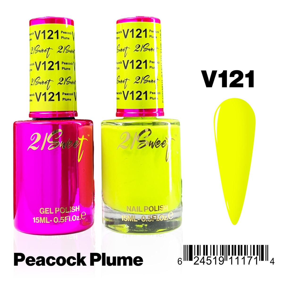 21Sweet V121 Peacock Plume