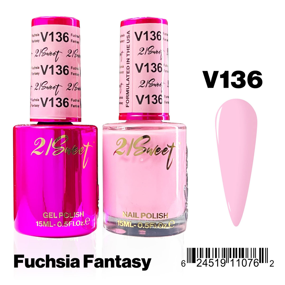 21Sweet V136 Fuchsia Fantasy
