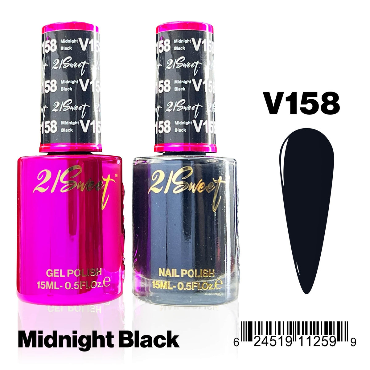 21Sweet V158 Midnight Black