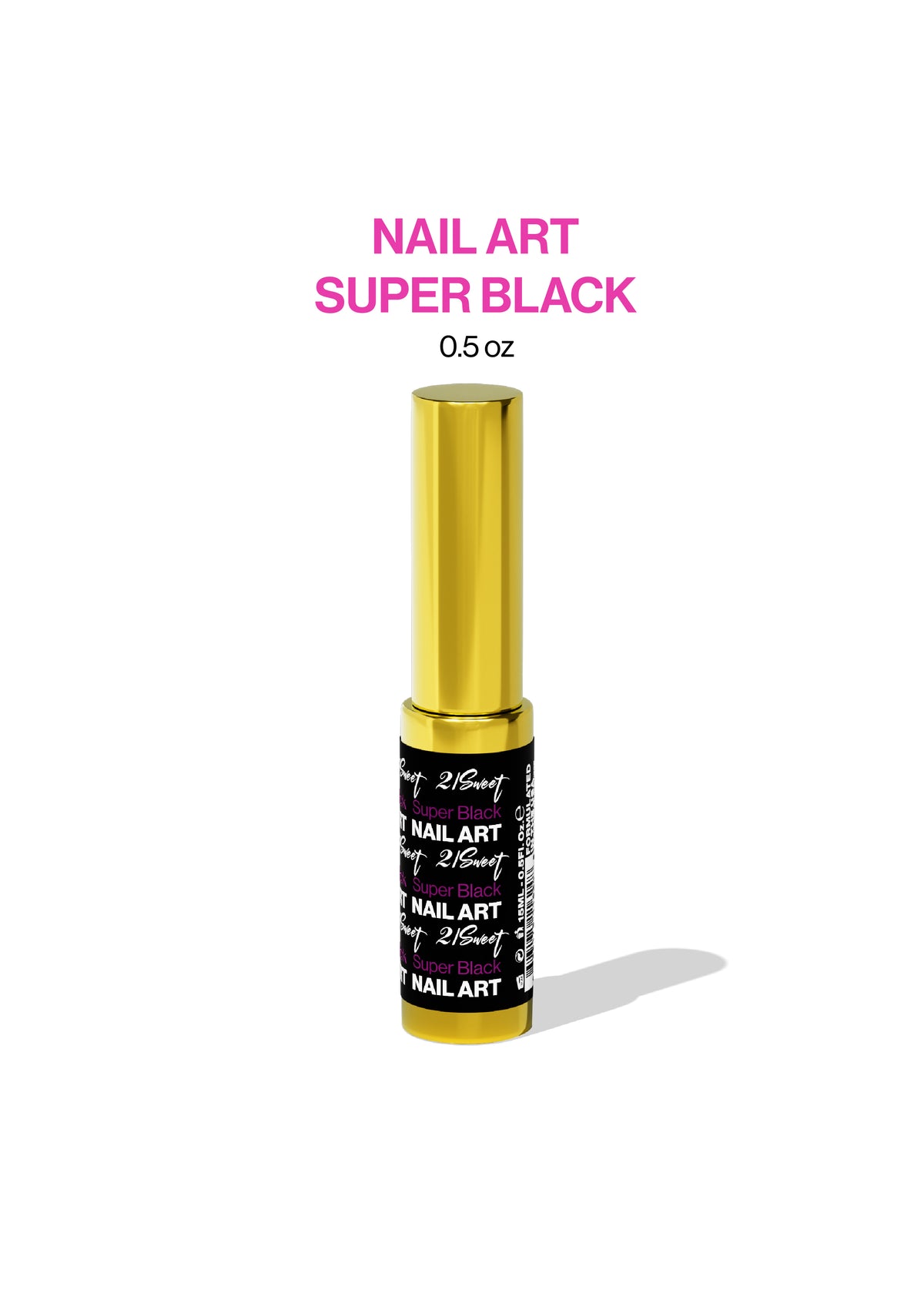 21Sweet NAIL ART SUPER BLACK