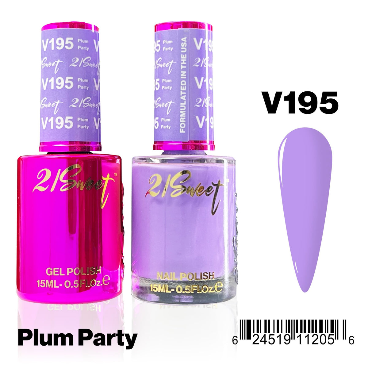 21Sweet V195 Plum Party