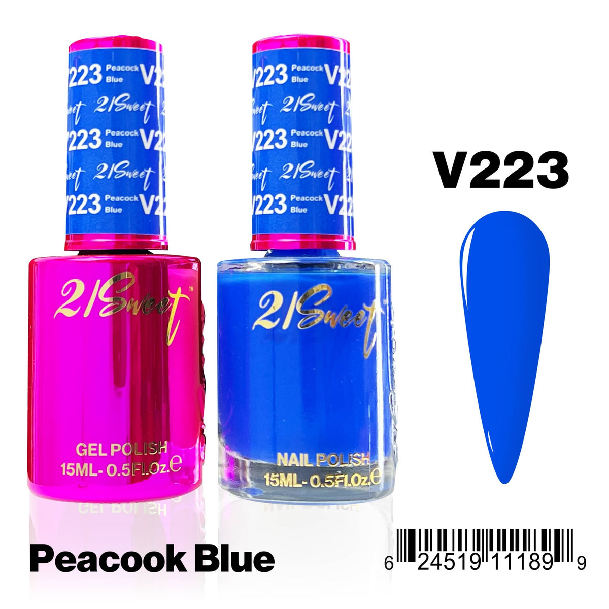 21Sweet V223 Peacook Blue