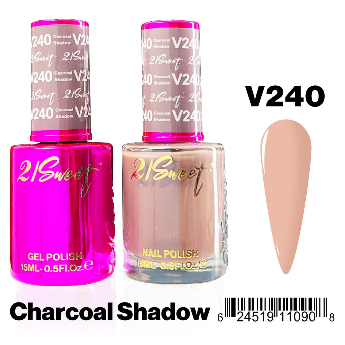 21Sweet V240 Charcoal Shadow
