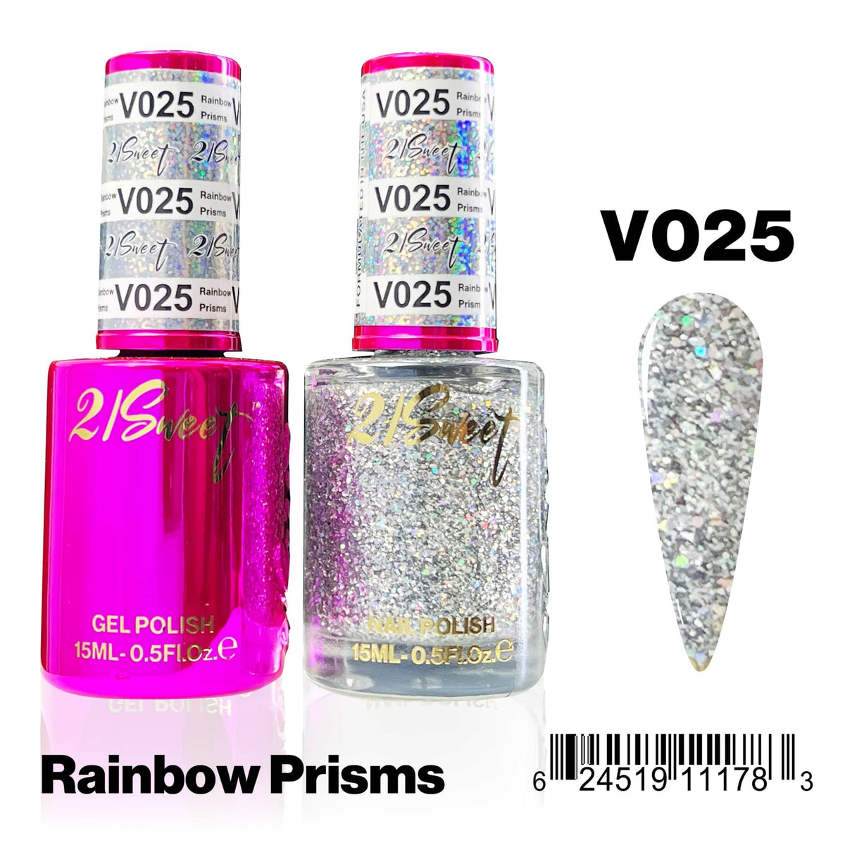 21Sweet V025 Rainbow Prisms