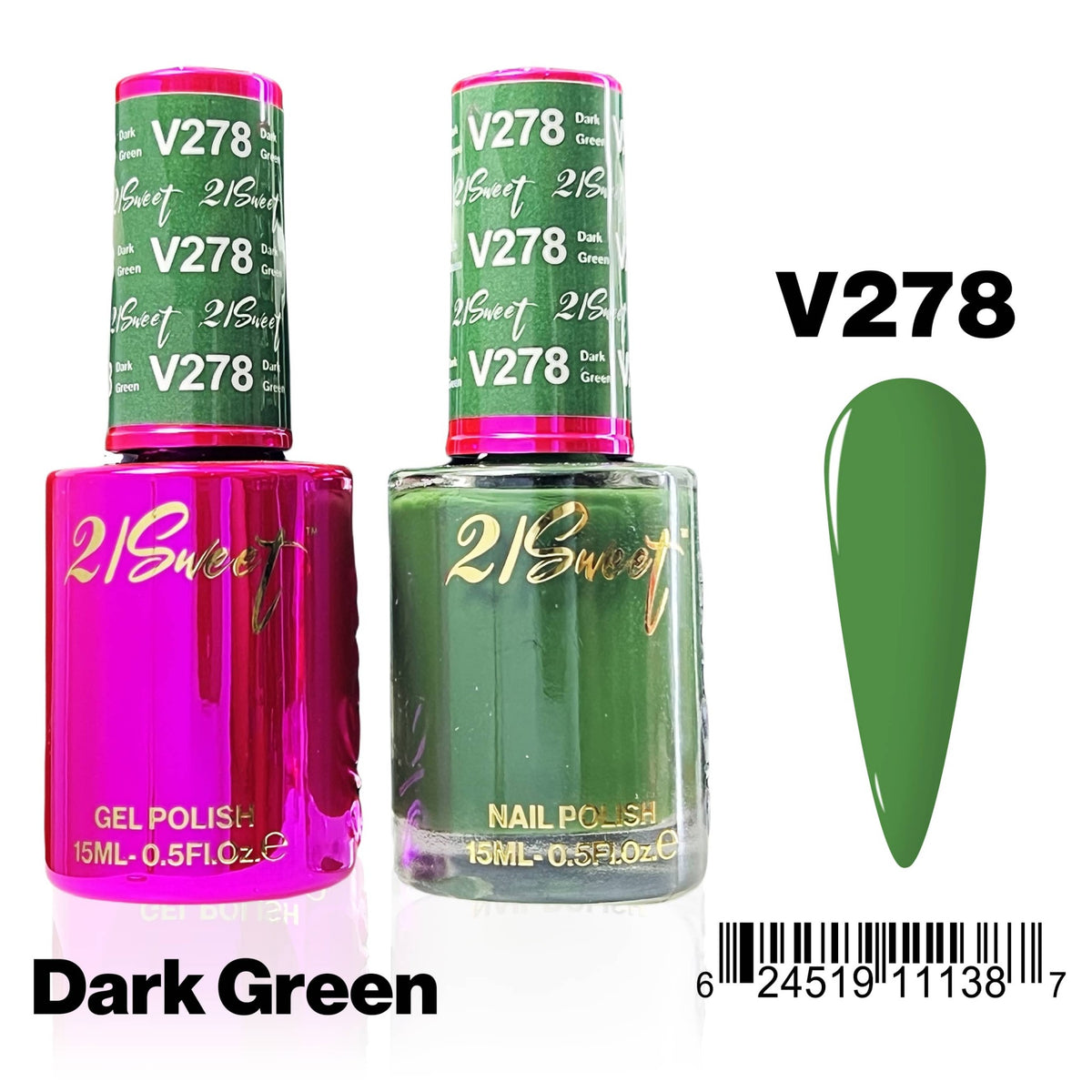 21Sweet V278 Dark Green