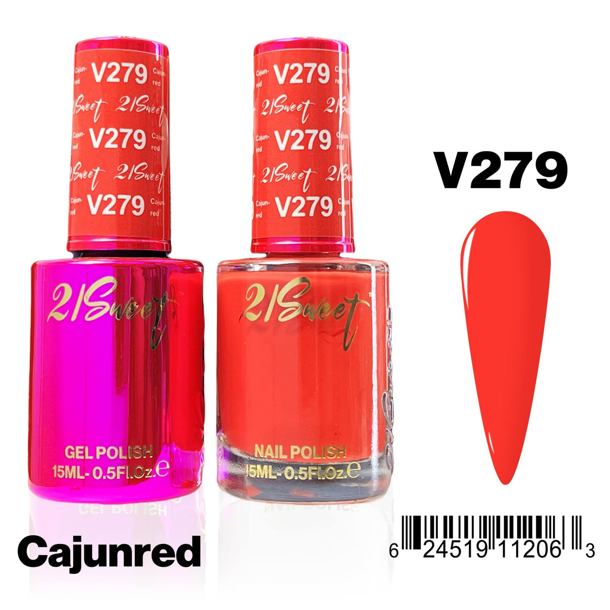 21Sweet V279 Cajunred