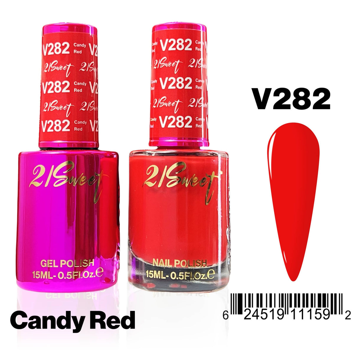 21Sweet V282 Candy Red