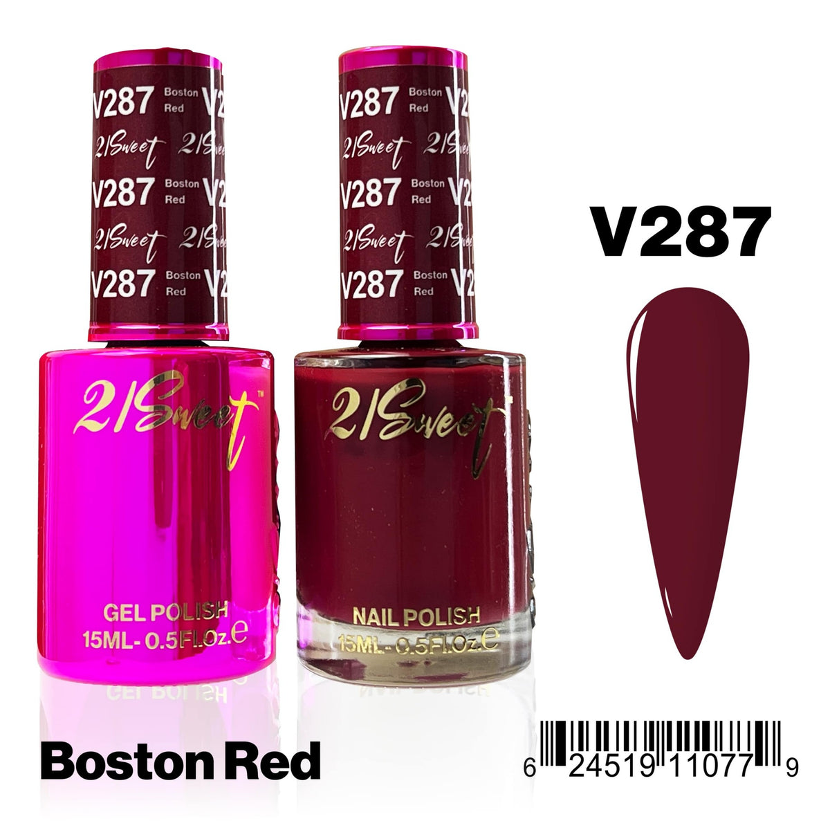 21Sweet V287 Boston Red