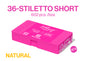 21Sweet NATURAL STILETTO SHORT