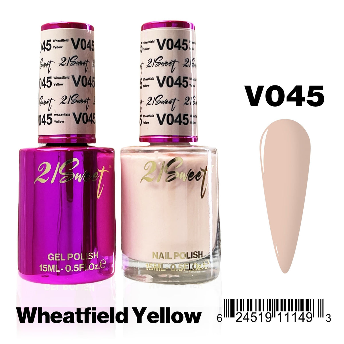 21Sweet V045 Wheatfield yellow
