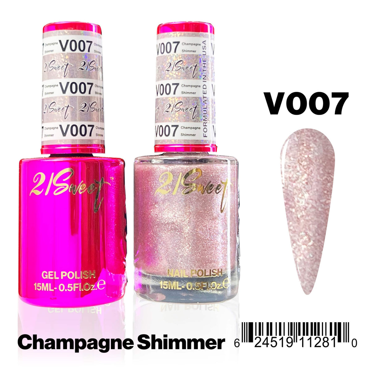 21Sweet V007 Champagne Shimmer